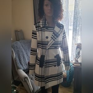 BCX medium wool knee length coat